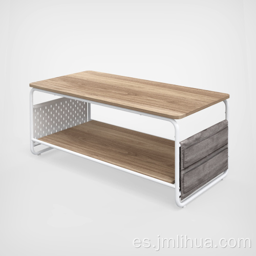 Mesa de centro con madera